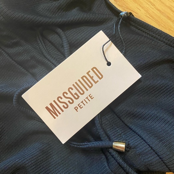 Missguided Petite Rib Channel waist swimsuit size smallP - Picture 9 of 9